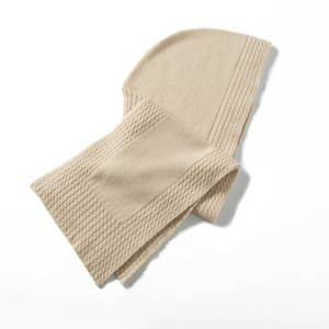 Ensemble <span class=keywords><strong>bonnet</strong></span> et <span class=keywords><strong>écharpe</strong></span> en <span class=keywords><strong>cachemire</strong></span> torsadé couleur unie personnalisé pour <span class=keywords><strong>femme</strong></span>, châle en <span class=keywords><strong>cachemire</strong></span> tricoté chaud d'hiver, <span class=keywords><strong>écharpe</strong></span>s à capuche en gros - Product Image 5