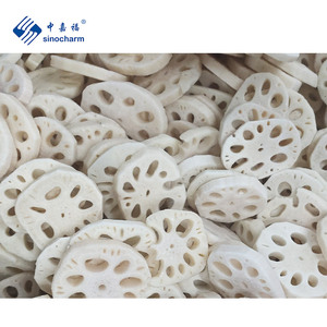 Sinocharm HALAL IQFロータスルートファクトリー沸騰IQF冷凍ロータスルートスライス輸出用 - Product Image 2