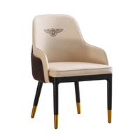 Chaises de salle à manger de style européen, meubles de restaurant, siège en cuir, chaises de salle à manger pour la cuisine, fauteuils de loisirs