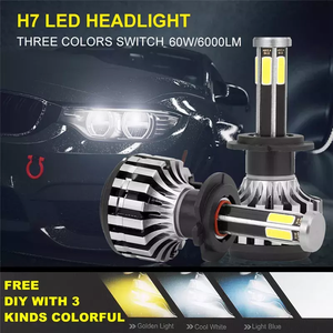 Système d'éclairage automobile en gros d'usine, phare LED à 6 faces H4, 100 000 lumens, H7 100 W pour Honda Vezel, feux LED - Product Image 2