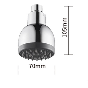 Pommeau de <span class=keywords><strong>Douche</strong></span> Rond Moderne Économe en <span class=keywords><strong>Eau</strong></span>, Finition Laiton Brossé, à Levier Unique, avec Jet Pluie, en Plastique ABS, pour Hôtels - Product Image 6