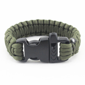 Braccialetti da campeggio per escursioni all'aperto 550 bracciale in plastica Paracord - Product Image 1