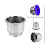 Accessoires marins pour camping-cars, porte-gobelet universel en acier inoxydable pour yachts et bateaux à vapeur