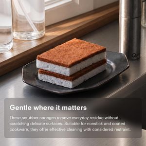 Éponges en cellulose de noix de coco en gros, éponges de nettoyage pour la cuisine avec logo personnalisé - Product Image 2