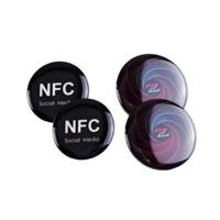 Instagram NFC Card & Google Review NFC Tag | Boostez les médias sociaux et les commentaires des clients | Personnalisable sans contact RC S966 Felica