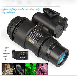 LUXUN pvs18 visione notturna 1 x32 cannocchiale digitale a infrarossi occhi destro e sinistro mirino notturno binoculare con adattatore per casco HK27-0032 - Product Image 3