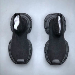 Zapatillas de diseñador para hombre, de caña alta, transpirables, de punto, cómodas, sin cordones, estilo casual, a la moda, para primavera, con aumento de altura, puntera cerrada. - Product Image 5