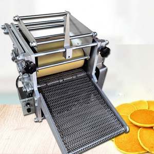 Food Grade Material <strong>Baklava</strong> Cutter Dough Sheeter Manual Table Top Flat Bread Maker Samosa Skin Roti Aloo Paratha Making Machine - Product Image 2
