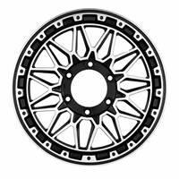 Jantes en alliage d'aluminium AL 17 pouces Flow Form, tout-terrain, 6x139.7, noir mat, pour Bronco Wrangler Raptor Land Cruiser