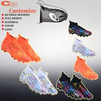 Vente directe usine – Nouvelles chaussures de football montantes en maille de haute qualité pour hommes, crampons antidérapants, printemps-automne, plusieurs modèles