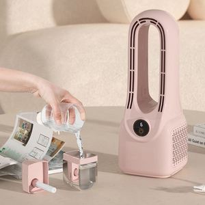 USB Powered <b>Electric</b> Air Cooling Bladeless <b>Desk</b> Ventilator Outdoor Table and <b>Standing</b> Fans with Humidifier Desktop Fan - Product Image 3