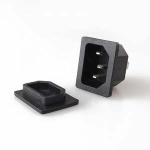 Iec 60320 C14 <strong>Socket</strong> LZ-14-2-01 3 Pins Plug with <strong>Socket</strong> <strong>AC</strong> Inlet Power <strong>Socket</strong> Female <strong>Snap</strong> Iec 320 C14 Electrical Connector Black - Product Image 6