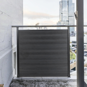 Panneau de clôture en WPC étanche à l'humidité 6ft.H X 8ft. pour jardin de villa Porte de clôture co-extrudée à faible entretien - Product Image 5