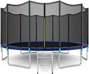 <span class=keywords><strong>Trampoline</strong></span> de plein air, grand <span class=keywords><strong>trampoline</strong></span> avec filet de protection, pour divertissement et exercice pour adultes et enfants - Product Image 3