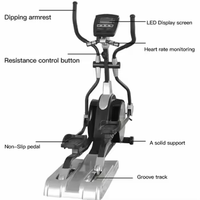 YG FITNESS YG-E001 prix usine fitness elliptique cross trainer machine elliptique commerciale pour salle de sport