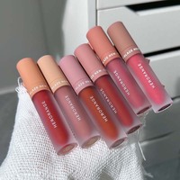 Brillo Labial Mate HERORANGE Velvet, Color Blanco Rojizo, Resistente al Agua, Duradero, No se Pega Fácilmente al Vaso, Tamaño Regular, Económico
