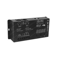 Atenuadores Digitales LAMPOW DMX512 de Alta Calidad con Pantalla Digital, Decodificador Monocromático RGB/RGBW de 1/3/4/5 Canales, 12-24V, Carga Máxima de 600W