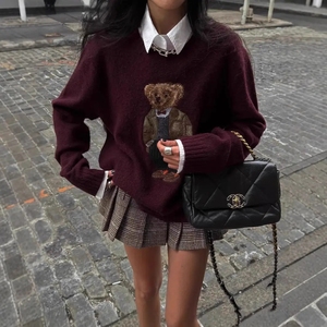 2025 Biểu Tượng Tùy Chỉnh OEM & ODM Bông Áo Thun Jacquard Dệt Kim Người Đàn Ông Của Áo Len Tùy Chỉnh Dệt Kim Áo Len - Product Image 6