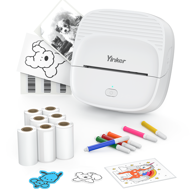 Yinker Thermal Printer Mini Label Printer