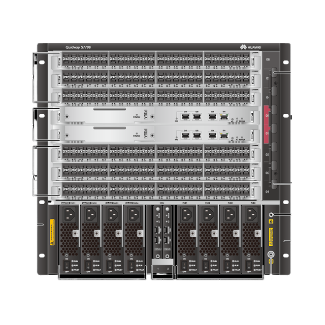 Fiberhome Gigabit S7706 Chassis Network Management Switch with 2*MCUA 2*AC Power Hua Wei