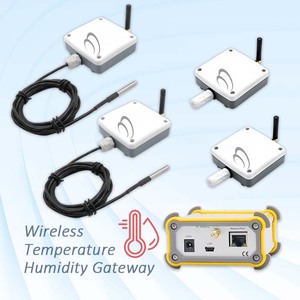 4 Sets <b>Wireless</b> <b>Temperature</b> and humidity Gateway Widely Applied In Cold Chain Logistics, Food Production and Storage - Product Image 1