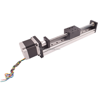 Modul Linear Stage Sumbu Z SFU1204 300mm, Meja Geser Sumbu Z Mini dengan Motor Stepper Nema23