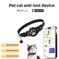 Collier intelligent réfléchissant pour localisation de chat, GPRS, recherche bidirectionnelle, compatible iOS Android, dispositif de suivi étanche anti-perte CE
