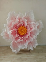 Tige de pivoine artificielle sur mesure, couleurs variées, fleur en voile de luxe, branche unique pour décoration haut de gamme de fêtes et événements