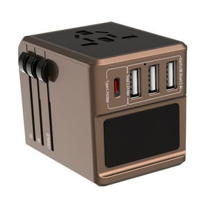3 USB <span class=keywords><strong>Quick</strong></span> Type C Adaptador 30 W PD Viaje Hembra Adaptador de Enchufe Eléctrico 100-240V Adaptador Universal - Product Image 3