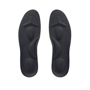 4D Unisex Soft Sole Comfortable Sports Shock Absorption Sweat-Absorbing PU Full Insoles for Arch <b>Support</b> - Product Image 4