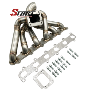 Colector de escape turbo de montaje superior <span class=keywords><strong>T3</strong></span> T4 para Ford Falcon BA <span class=keywords><strong>BF</strong></span> FG FGX XR6 Turbo Barra 4.0L, cabezal de escape de alto rendimiento - Product Image 5