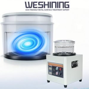 Mini Magnetischer Trommelpolierer für Metalloberflächen Mags Schmuckpolierer Trommelbehälter Schmuckpoliermaschine für Aluminium Edelstahl - Product Image 6