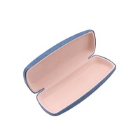 Étui à lunettes optiques en gros, étui à lunettes de lecture en fer, boîte à lunettes en métal et PU personnalisable avec logo, emballage pour lunettes, étui à lunettes
