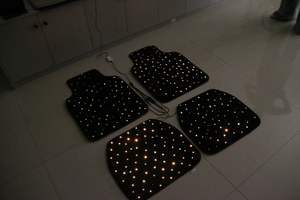 Jourm ------ Tapis de sol de voiture à LED étoilés - Transformez votre voiture en cockpit cosmique - Product Image 5