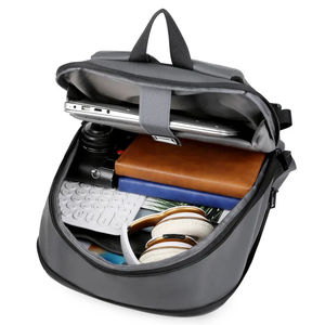 <span class=keywords><strong>Mochila</strong></span> para Portátil de PU Ultra Delgada y Expandible de Alta Calidad, Directo de Fábrica, Maletín para <span class=keywords><strong>Hombre</strong></span>, para Universidad, Negocios, Moderno y Portátil - Product Image 5
