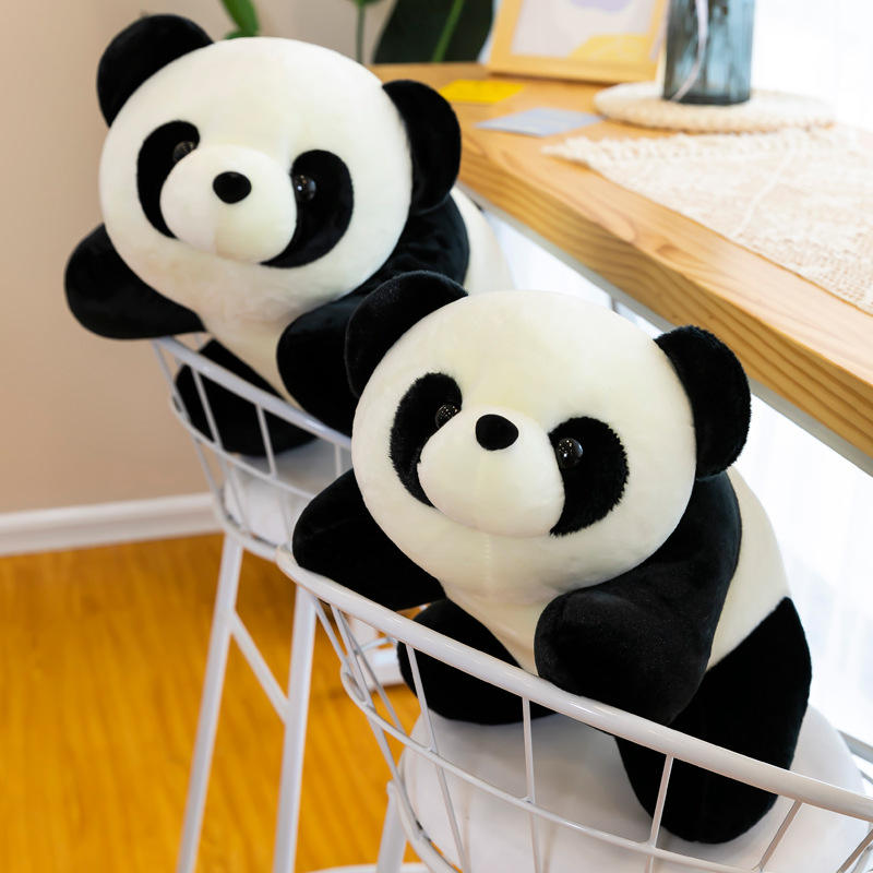Wholesale Cartoon Black And White Panda Doll Cute Children Boy Toy Party Money Giant Panda Plush Toys Baby Stuffed Animal