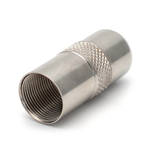 Capuchon de prise jack pour <span class=keywords><strong>guitare</strong></span>, chrome doré, pour sortie de micro de <span class=keywords><strong>guitare</strong></span>, avec embout de fixation pour tube, pièce de rechange musicale - Product Image 5