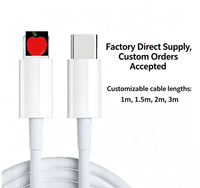 Kabel Data TPE Pengisian Cepat PD20W untuk iPhone & Ponsel dengan Konektor /Micro USB/Type-C