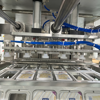 Machine de scellage automatique de barquettes à sandwich de qualité industrielle - Applicable aux sandwichs triangulaires
