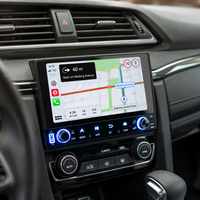 Autoradio MP5 universel 2 DIN pour tableau de bord avec GPS, CarPlay, Android Auto, FM, commande vocale IA, RGB, garantie 1 an