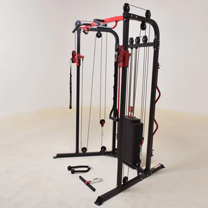 Machine multifonctionnelle de <span class=keywords><strong>musculation</strong></span> de haute qualité avec <span class=keywords><strong>poulie</strong></span> double réglable et Smith Machine pour l'entraînement en salle de sport - Product Image 3