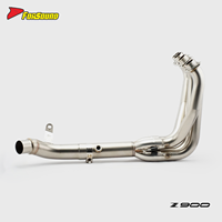 Système d'échappement complet en acier inoxydable pour moto Kawasaki Z900, avec collecteur avant et tube intermédiaire, prix de gros usine Forsound