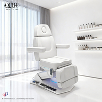 Lit de beauté blanc de haute qualité, fauteuil électrique pour soins du visage, lit d'esthéticienne, lit de massage inclinable, ensemble de traitement cosmétique pour spa et salon