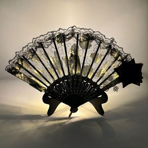 Ventilador Luminoso Plegable para Discoteca, Fiestas y Festivales de Música Electrónica, Ideal para Celebridades de Internet - Product Image 4