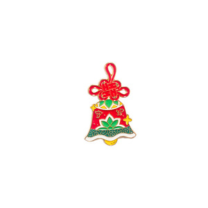 ใบส้มโอแห่งความโชคดีและความสุขในวันปีใหม่ พร้อมป้ายป้องกันโชคร้าย กระดิ่งอเนกประสงค์ พร้อมเข็มกลัดแบบปรับแต่งได้ - Product Image 6