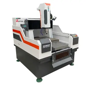 Remax Heavy Cast Iron Design 6060/4040 Metal CNC Engraving Machinery Aluminum CNC Router Machines Metal CNC Milling Machine