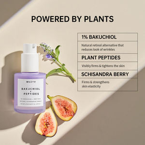 Retinol alternatif yüz Serum için özel Bakuchiol peptidleri ay meyve nemlendirici nemlendirici Anti-Aging sıvı beyazlatma için - Product Image 2