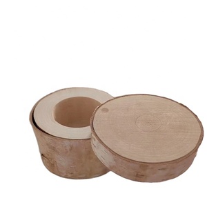 Birch Tree Ring Box Gift Packing Box Natural Color Customized Size Swivel Open Best Quality in China