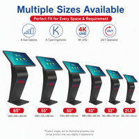 KEINONE - Kiosco con Pantalla Táctil Tipo K de 21.5, 32, 43, 55 y 65 Pulgadas, Señalización Digital Interactiva para Negocios y Marketing, Directo de Fábrica