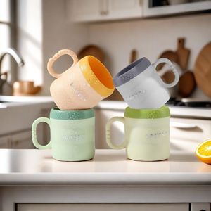 Vaso de Doble Pared, Imitación Cerámica, Color Sólido, para Uso Familiar, Padres e Hijos, Parejas, Origen Taizhou - Product Image 1